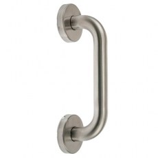Manillones con roseta - Manillón con Roseta Curvo TR 250 mm Inox Mate
