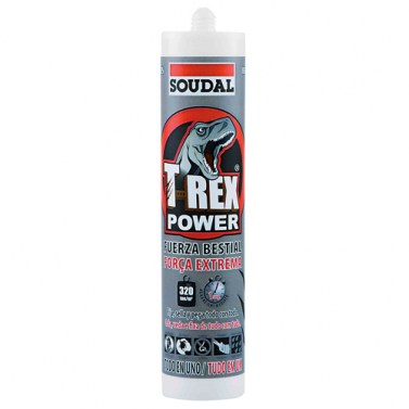 Adhesivos y selladores - Sellador y Adhesivo T-Rex Power Blanco 290ml