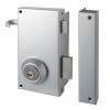 Cerradura Monopunto TS10 Cilindro Regulable Derecha Plata