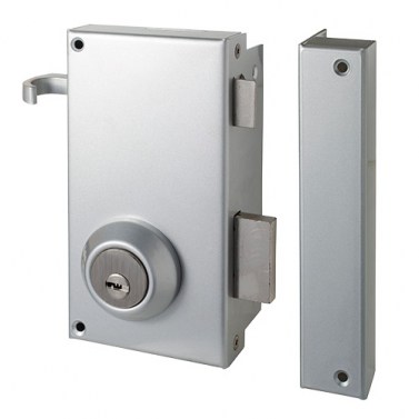 Cerradura Monopunto TS10 Cilindro Fijo Derecha Plata
