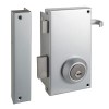 Cerradura Monopunto TS10 Cilindro Fijo Izquierda Plata