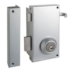 Cerradura Monopunto TS10 Cilindro Fijo Izquierda Plata