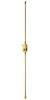 Cerradura Seguridad TS30 3 Puntos Cilindro Regulable Derecha Dorado