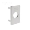 Cerradura Seguridad TS30 3 Puntos Cilindro Fijo Derecha Plata