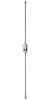 Cerradura Seguridad TS30 3 Puntos Cilindro Fijo TX80 Izquierda Plata