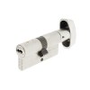 Cilindro Seguridad TX80 con Botón 30x30 Níquel