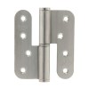 Bisagras de pala - Bisagra Inox 100x86 mm Derecha Canto Redondo