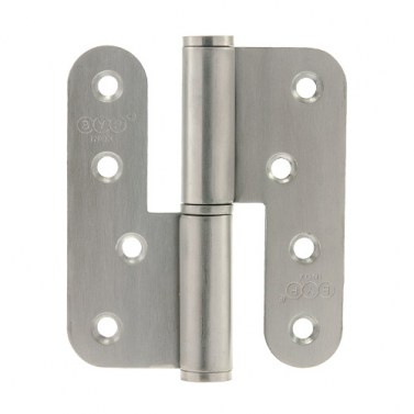 Bisagras de pala - Bisagra Inox 100x86 mm Izquierda Canto Redondo