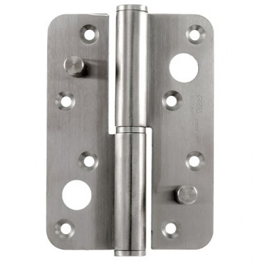 Bisagra Inox 120x86 mm Derecha con Tetón
