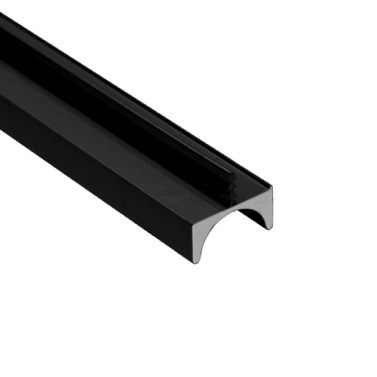 Tirador Uñero Corrido 10x20 mm 3 metros Negro Mate