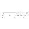 Tirador Extend 1200 Aluminio Blanco Mate