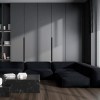 Tirador Hexa 1.200 mm Negro Mate
