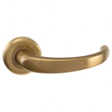 Manivelas con roseta - Juego Manivelas con Roseta UT118 Dorado Satinado