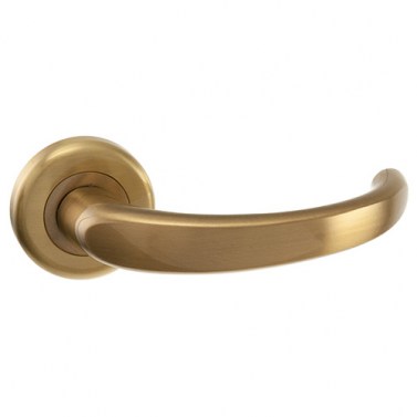 Manivelas con roseta - Juego Manivelas con Roseta UT118 Dorado Satinado