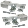 Corredera y kit para armario - Kit Carros Volare V80 Adapta 2 Puertas