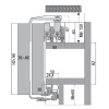 Corredera y kit para armario - Sistema Puerta Corredera Volare V80 Adapta SYSKOR