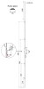 Cerradura Seguridad AGB Sicurtop 1685 E45 mm Plata Mate