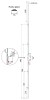 Cerradura Seguridad AGB Sicurtop 1685 E50 mm Plata Mate