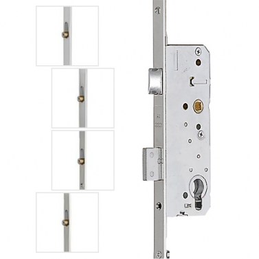 Cerradura Seguridad AGB Sicurtop 1685 E60 mm Plata Mate