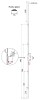 Cerradura Seguridad AGB Sicurtop 1685 E60 mm Plata Mate