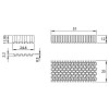 Chapa Corrugated 13x25 mm Caja 6.910 uds