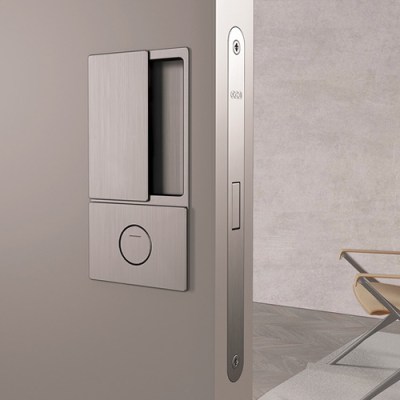 Manivelas con roseta - Juego Manivelas AGB WAVE para Puertas Batientes
