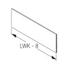 GRASS Frente Cacerolero Interior DWD XP H182 1160 mm Blanco