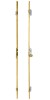 Cerradura Seguridad XT Premium 3 Puntos E50 Cerradero 45mm Dorado