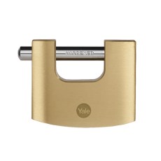 Candado Alta Seguridad Yale Y114B Arco Cerrado 70 mm Latón