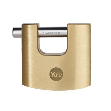Candado Alta Seguridad Yale Y114B Arco Cerrado 90 mm Latón