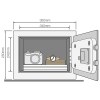 Caja Fuerte YALE YEC/250/DB2 Mediana con Alarma