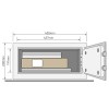 Cajas fuertes - Caja Fuerte YALE YLG/200/DB2 Gama Básica Hotel Laptop