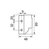 Juego Traseras Cacerolero Antaro 7 cm Gris