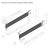 BLUM Juego Elemento Inserción F50 Gris Antaro