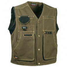 Chaleco Corto Zurich Fango Talla 48